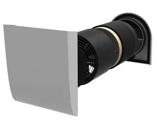 Pluggit iconVent 160 Basis Basis- Komplettset+Außenblende kunst,ICV160K-AB – Bild 2