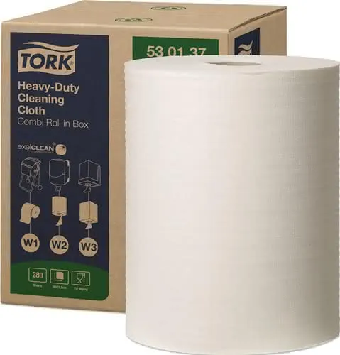 Putztuch TORK 530137 L380xB315ca.mm weiß 1-lagig Rl.TORK