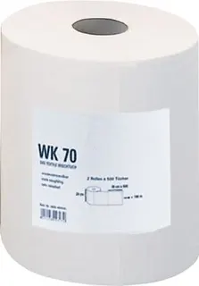 Putztuch WK 70 L380xB290ca.mm weiß 1-lag ig Rl.PROMAT