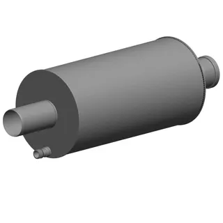 RE Abgasschalldämpfer ASD-K2 L = 500 mm