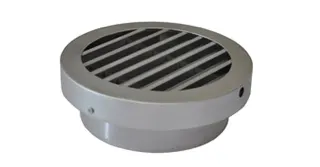 RE Außenluft Ansauggitter, DN 160 mm Aluminium