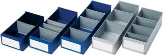 Regalkasten L500xB160xH100/112mm blau PS LA-KA-PE