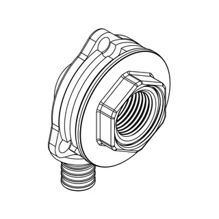 REHAU Anschlusswinkel RAUTITAN RX+ 16 - Rp 1/2 für UP-Spülkasten – Bild 2