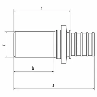 REHAU Löt-Pressübergang RAUTITAN RX+ 32 - L 28 – Bild 2