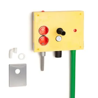 REHAU Sanitärbox für Waschmaschine Einzel., stabil 16, 2 E-UP-Gerätedosen