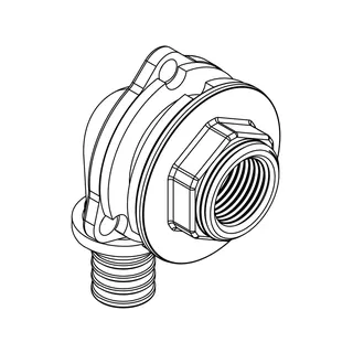 REHAU Wandwinkel RAUTITAN RX+ 16 - Rp 1/2 x 28 für Holzspanplatte – Bild 2