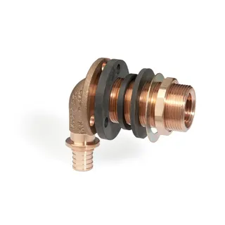 REHAU Wandwinkel RAUTITAN RX+ 16 - Rp 1/2 x 55 für Holzspanplatte