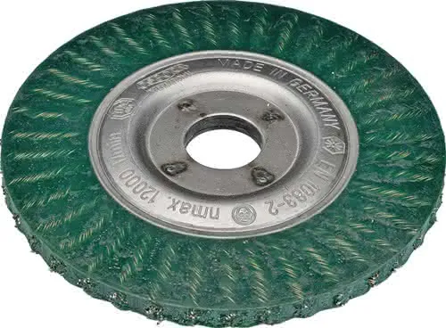 Rundbürste D.125mm Drahtstärke 0,50mm STA 6mm