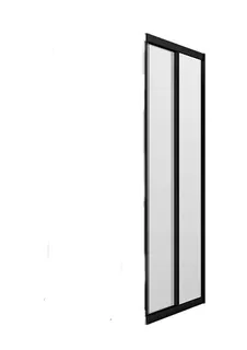 sanibel 1001-Eckdusche 2-teilig Schenkel rechts A19 750x1850mm silber/Aquaperl