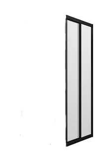 sanibel 1001-Eckdusche 2-teilig Schenkel rechts A19 900x1950mm silber/Aquaperl