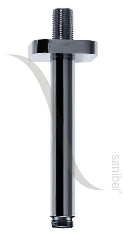sanibel 4001-Decken-Brausearm softedge A19 DN 15 165mm lang aus Messing verchr.