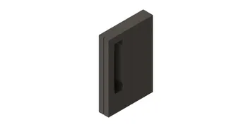 sanibel-EPS-Anbaumodul A19 WC-Schamwand f. sanibel WC-Einbaumodul 800x1200x175mm