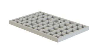 sanibel-HDPS-Unterbauelement PLAN A19 1400x900x80mm 1-teilig 2 Montagekleber