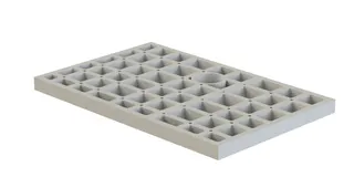 sanibel-HDPS-Unterbauelement PLAN A19 1600x900x80mm 1-teilig 2 Montagekleber