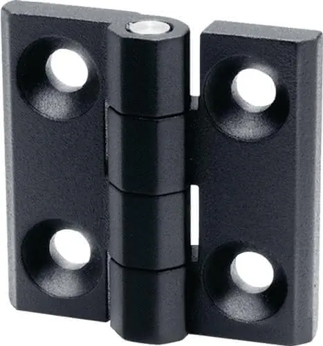 Scharnier GN 237 H.50mm B.50mm S.2mm Zink-Druckguss m.Bohrungen