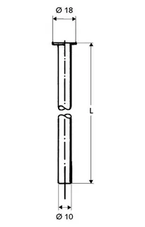 SCHELL Kupferrohr 1/2" Bördel, d:10, L:300, chrom – Bild 3