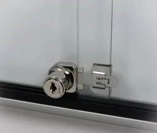 Schiebetürschaukasten 16 x DIN A4 B955xH950mm Rahmen eck.f.Innenber.WSM – Bild 2