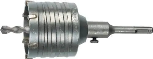 Schlagbohrkrone D.68mm Gesamt-L.120mm f.Steckd.SDS-plus Schaft HELLER