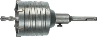 Schlagbohrkrone D.80mm Gesamt-L.120mm f.Verteilerdosen SDS-plus Schaft HELLER