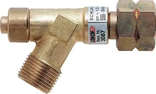 Schlauchbruchsicherung Durchflussleistung max.7,4-12 kg/h