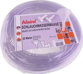 Schlauchwasserwaage 30m ADMIRAL 8mm Wands.1,2mm KLOTZ