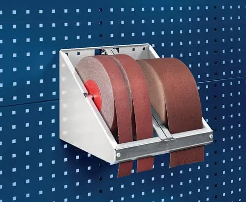 Schleifpapierrollenhalter B310xT300xH250mm Rollenb.max.120mm