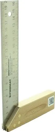 Schreinerwinkel Schenkel-L.300mm m.Gehrung PROMAT