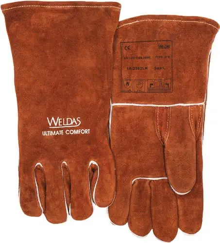 Schweißerhandschuhe Gr.XL (9,5) braun Ri ndspaltleder 5 PA