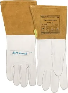 Schweißerhandschuhe Gr.XL (9,5) natur/or ange 5 PA
