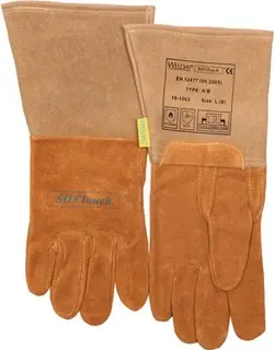 Schweißerhandschuhe Gr.XL (9,5) orange S chweins-/Wildleder/Softtouch 5 PA