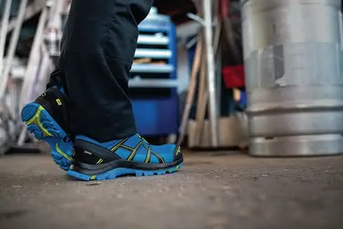 Sicherheitsschuh BE Safety 40.1 low Gr.9 ,5 (44) blau/citrus S3 HRO