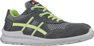 Sicherheitsschuh Nico Gr.47 grau/grün Le der/Mesh S1P SRC EN20345 U-Power