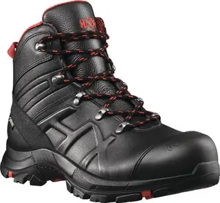 Sicherheitsstiefel BE Safety 54 Mid Gr.8 ,5 (42,5) schwarz/rot Leder