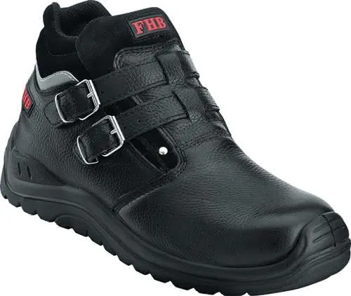 Sicherheitsstiefel NORBERT Gr.40 schwarz Kuhleder S3 HRO EN20345