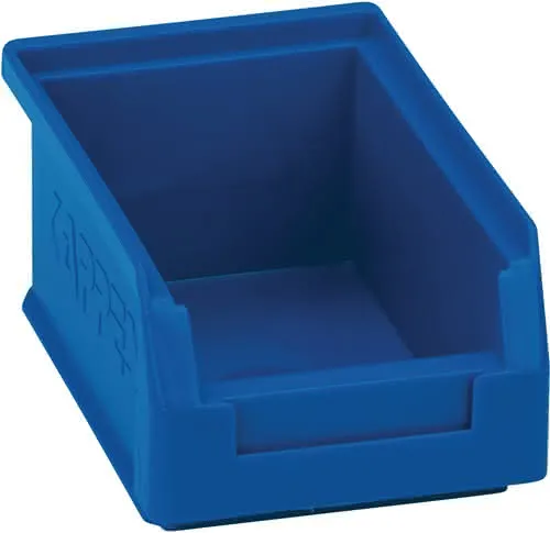 Sichtlagerkasten L160xB105xH75mm PE blau KAPPES