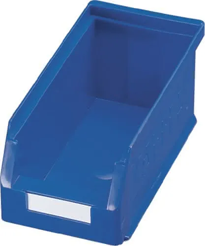 Sichtlagerkasten L290xB140xH130mm PE blau KAPPES