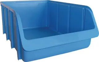 Sichtlagerkasten L489/422xB312xH184mm PP blau stapelbar HÜNERSDORFF