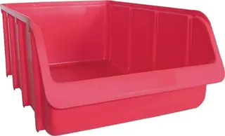 Sichtlagerkasten L489/422xB312xH184mm PP rot stapelbar HÜNERSDORFF