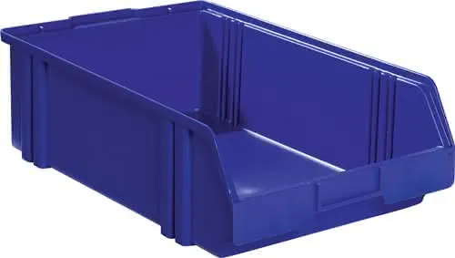 Sichtlagerkasten L500/450xB300xH145mm PS blau LA-KA-PE