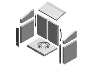 SIEGER Ersatzteil TTNR: 63016276 Schamottegarnitur Typ 1,2,6 everp
