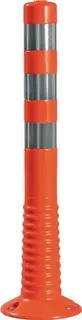 Sperrpfosten Polyurethan orange/weiß D.80mm