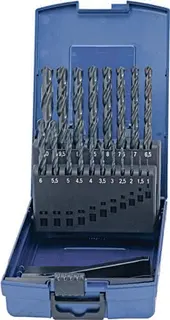 Spiralbohrersatz DIN 338 TypN D.1-10x0,5mm HSS 19tlg.Ku.-Kass.PROMAT