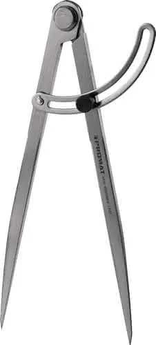 Spitzzirkel L. 250mm m. Stellbogen PROMAT