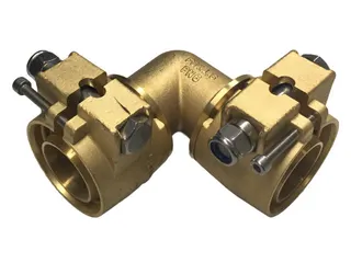 SR PEX Klemm-Winkelkupplung - PN6 75x6,8 - 75x6,8 mm