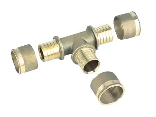 SR PEX Press-T A red. - PN10 32x4,4 - 20x2,8 - 32x4,4 mm