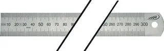 Stahlmaßstab L.500mm STA biegsam Teilung A =mm/mm H.PREISSER
