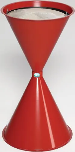 Standascher D400xH730mm rot Stahlbl.VAR