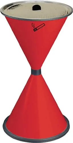Standascher D405xH770mm rot Stahlbl.TKG