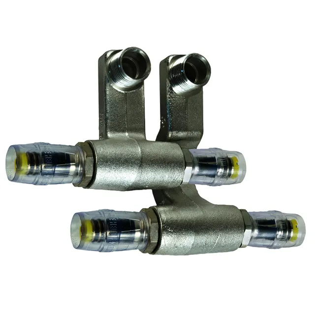 Steck-SL-Anschlussgarnitur MULTITUBO 65741, 25x1/2"x20, ms verzinnt