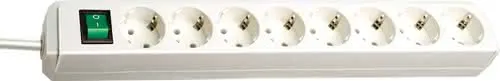 Steckdosenleiste Eco Line 16 A 250 V Steckd.8 3m H05VV-F 3x1,5 mm²